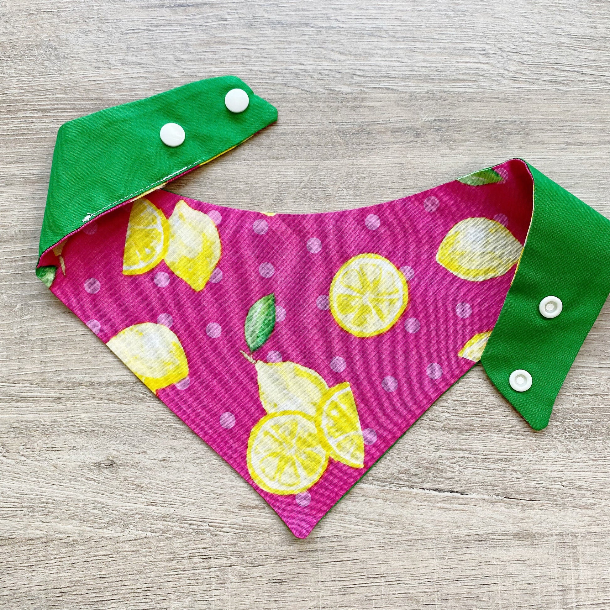 Pink Lemonade Summer Dog bandana