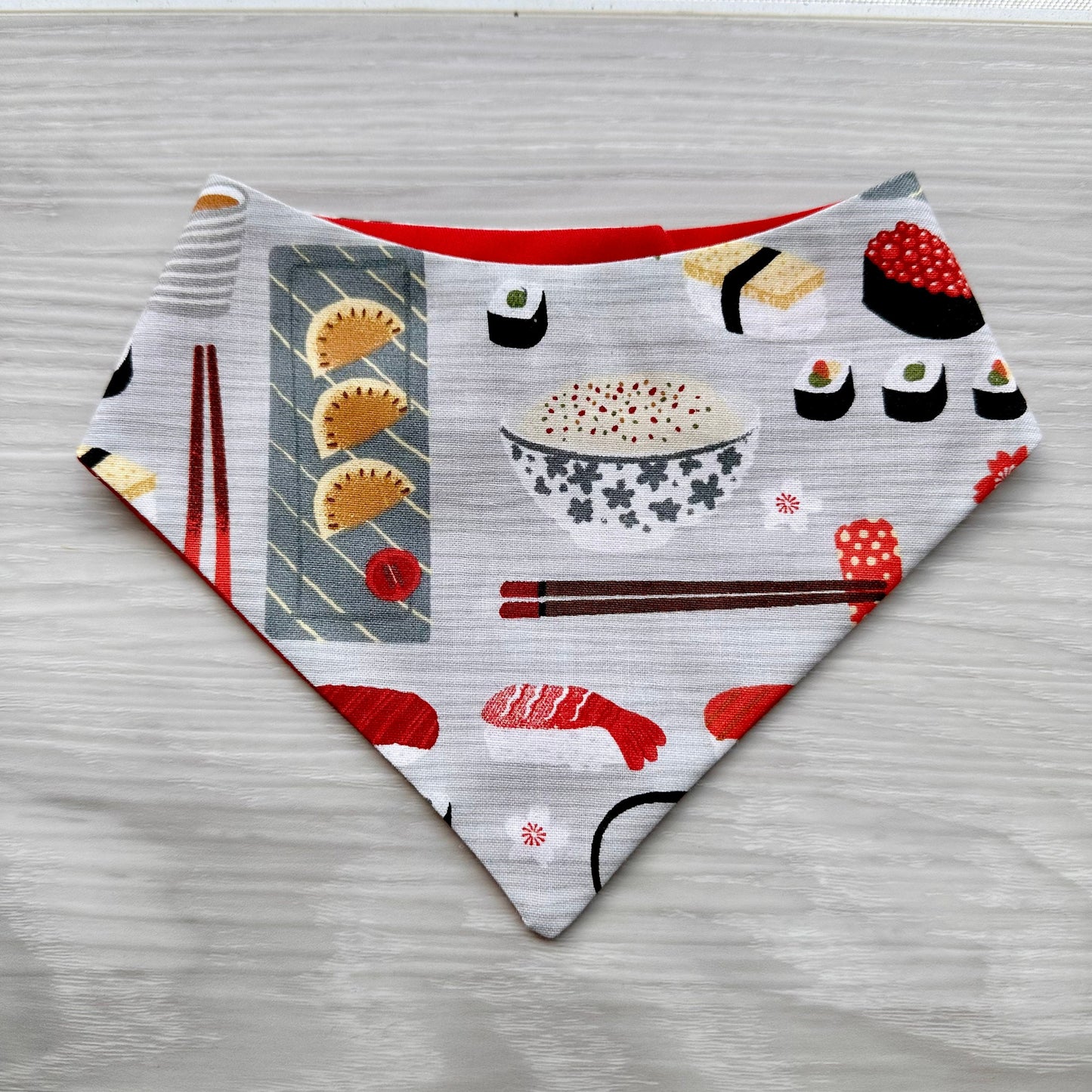 Sushi and Noodles Dog Bandana