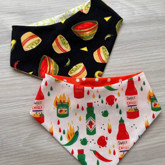 Chips and Spicy Salsa Sauce Dog Bandana