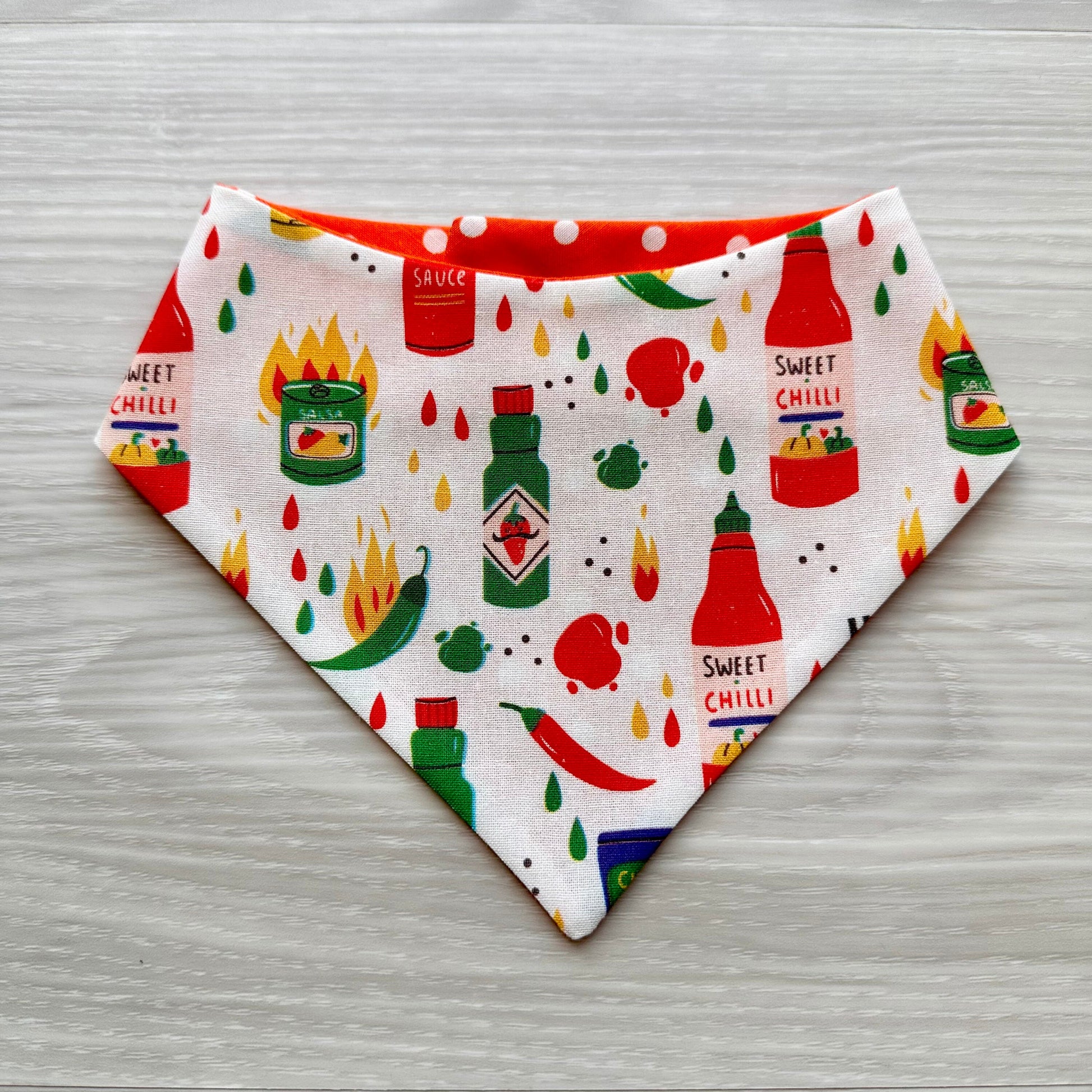 Chips and Spicy Salsa Sauce Dog Bandana