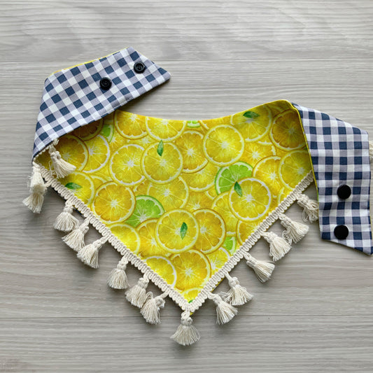 Picnic Lemon Dog Bandana