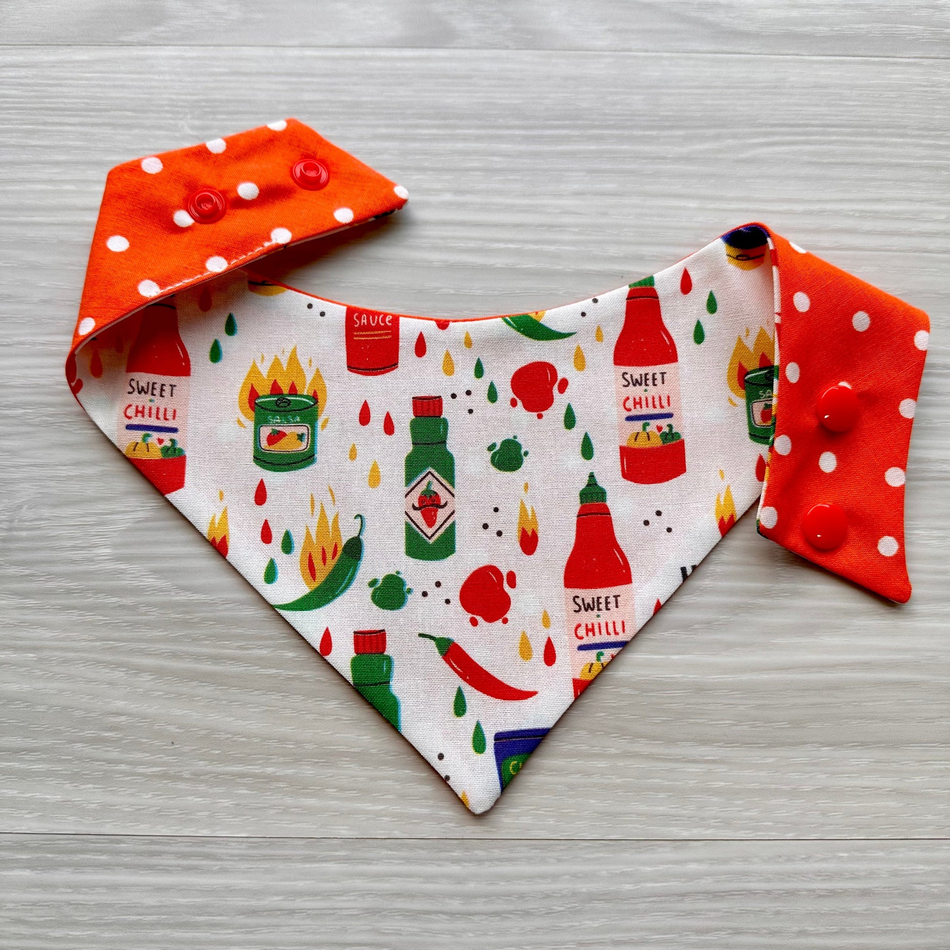 Chips and Spicy Salsa Sauce Dog Bandana