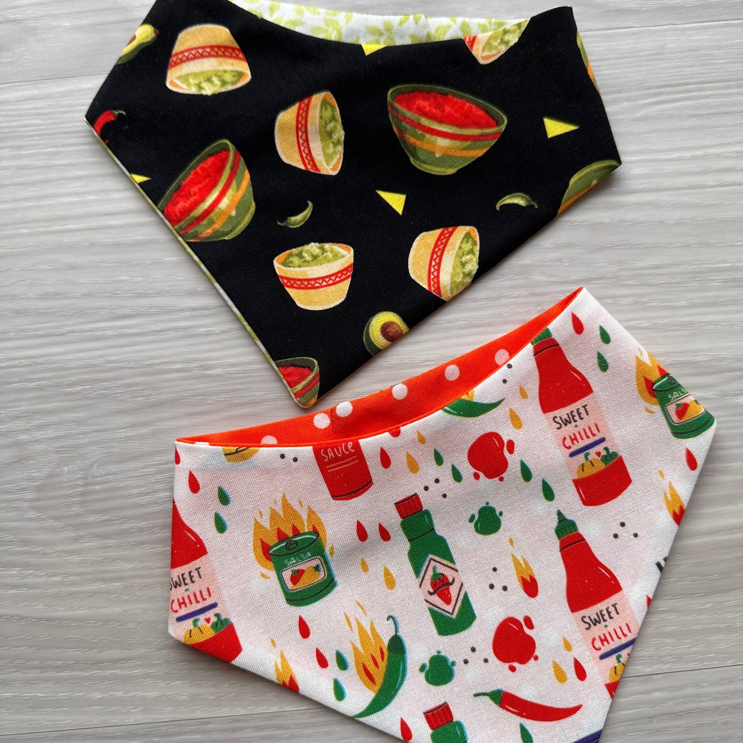 Chips and Spicy Salsa Sauce Dog Bandana