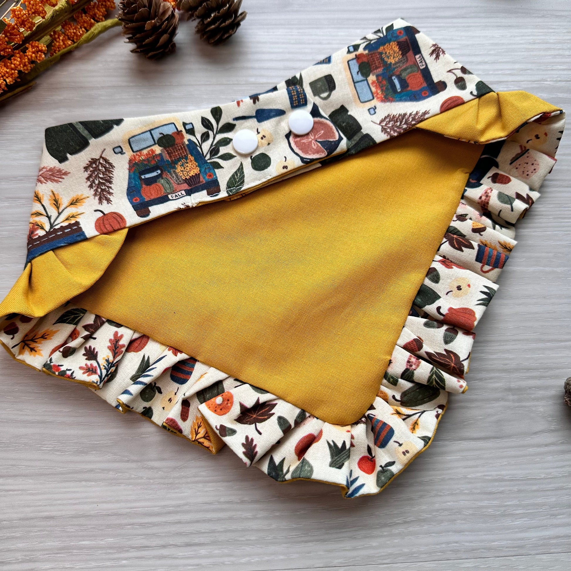 Blue Truck Fall Dog Bandana