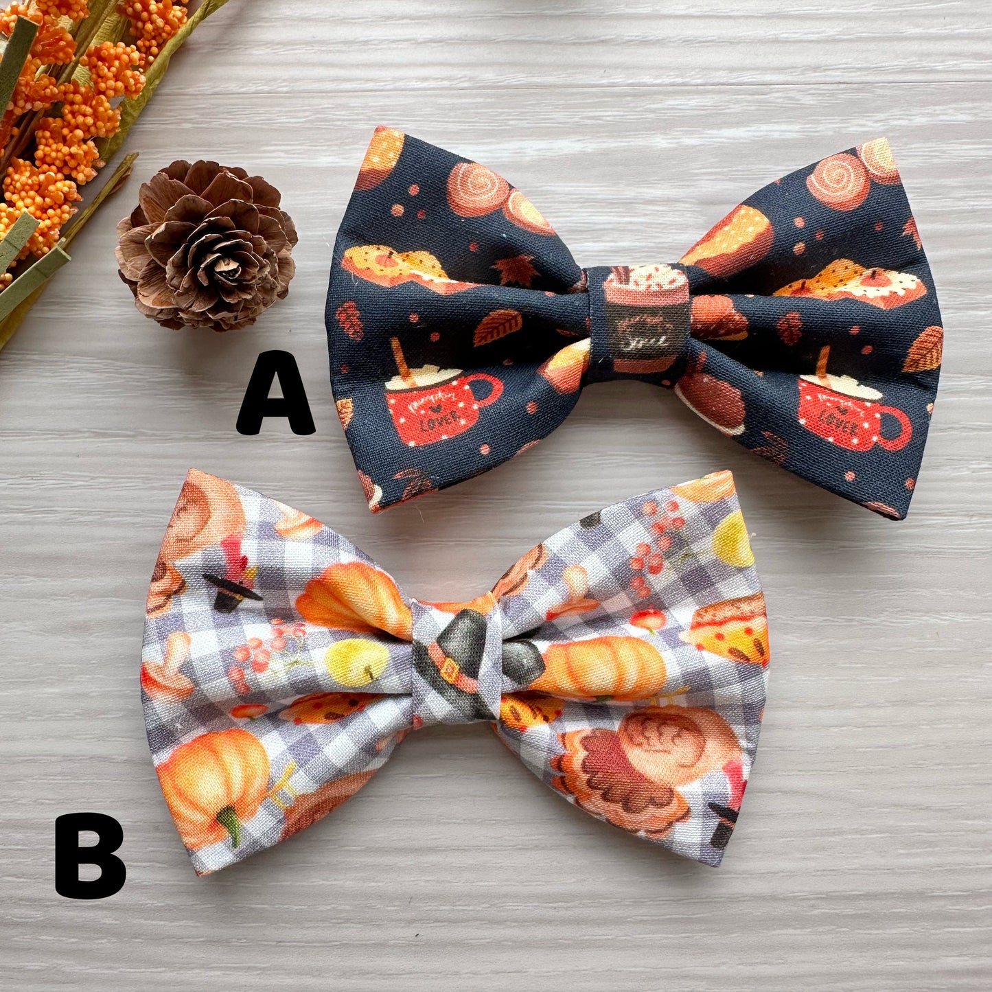 Autumn Dog Bowtie