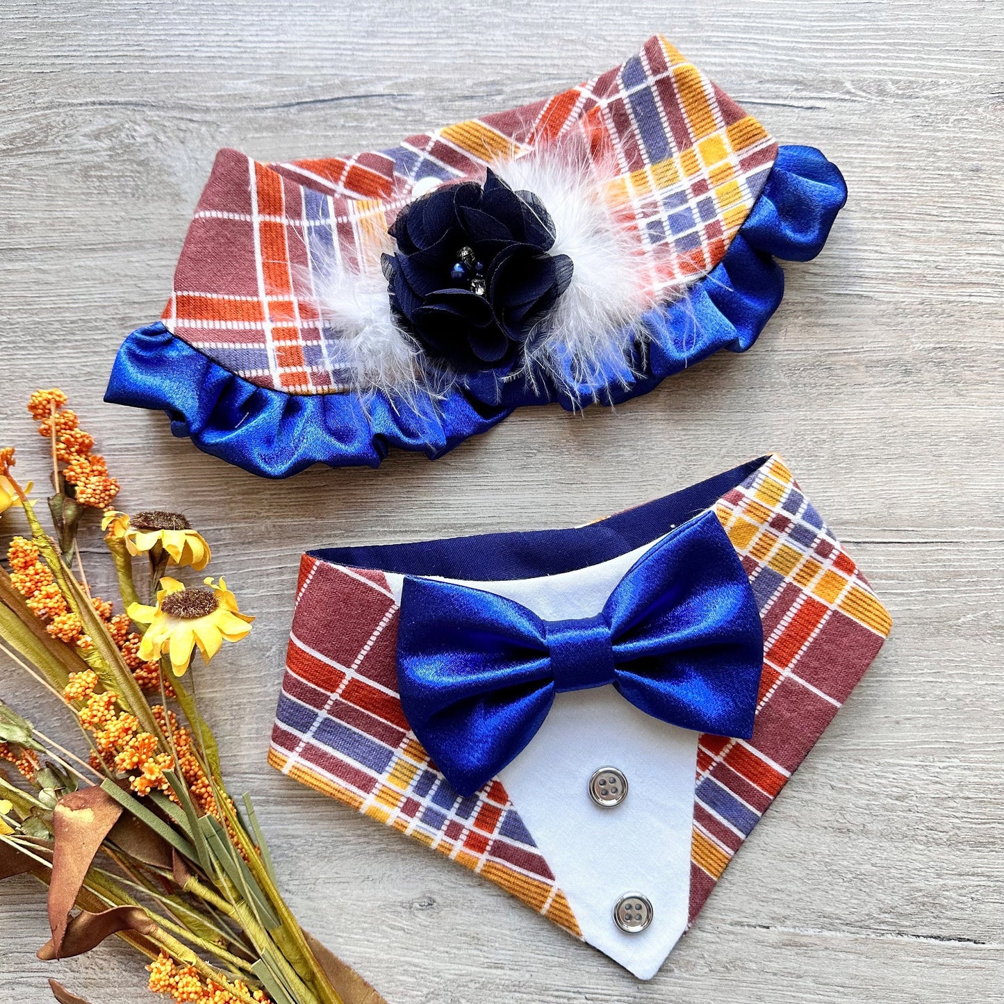 Autumn Dog Bandana, Collar Bandana
