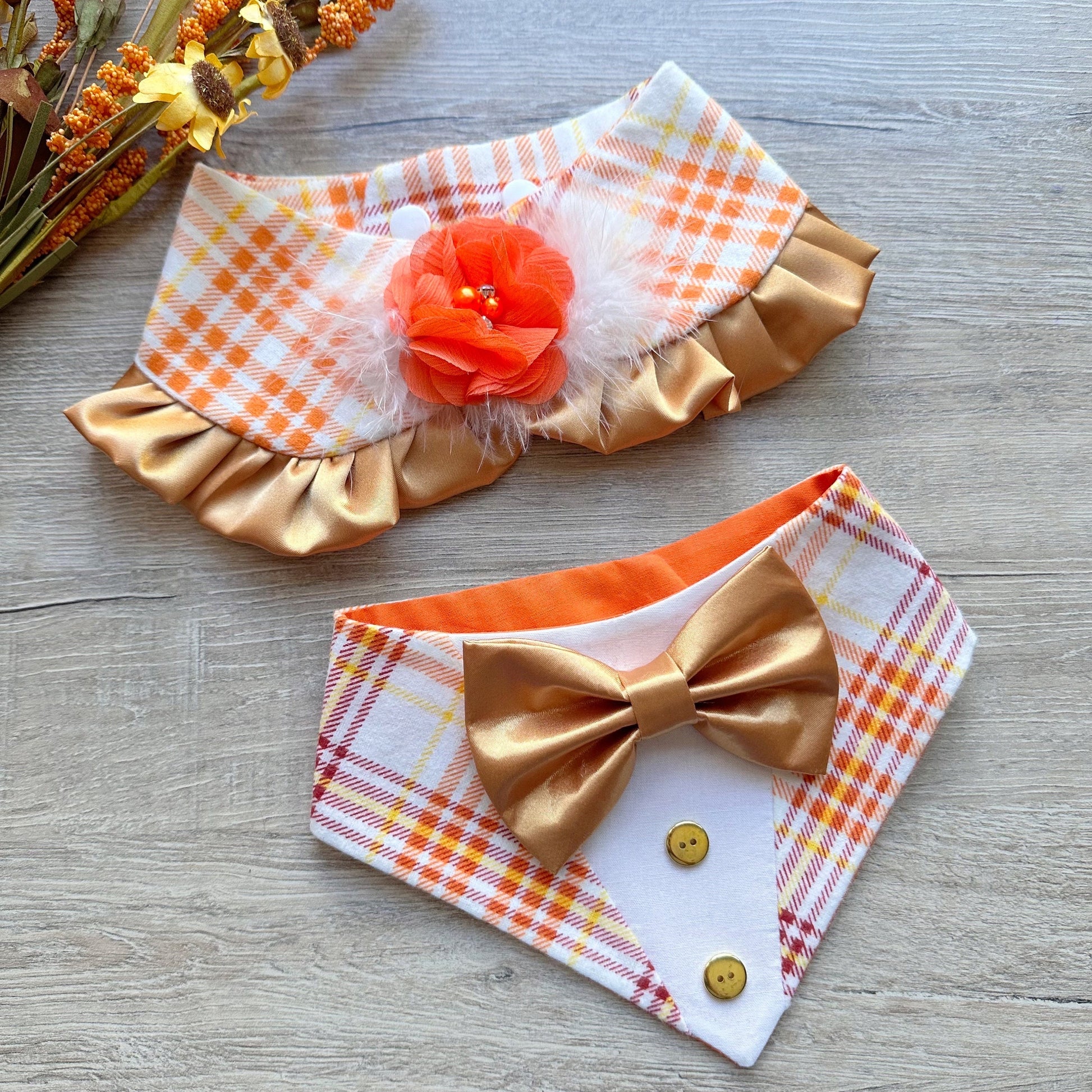 Autumn Dog Bandana, Collar Bandana