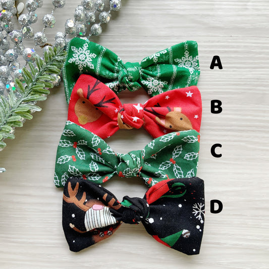 Christmas hair bows