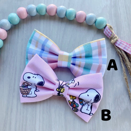 Easter dog bow tie, snoopy,