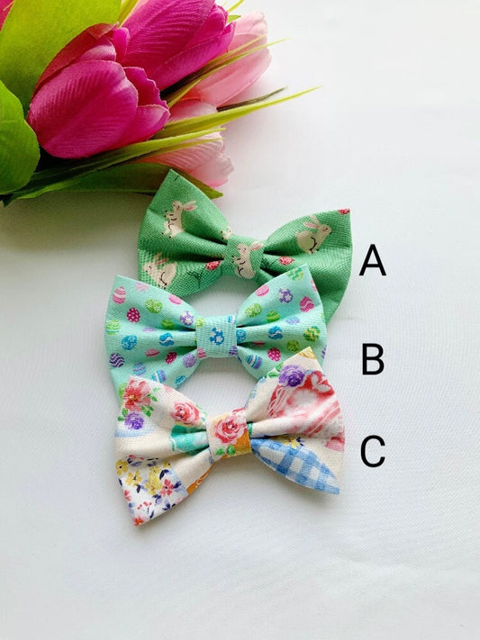 Easter dog bowtie, Spring bowties