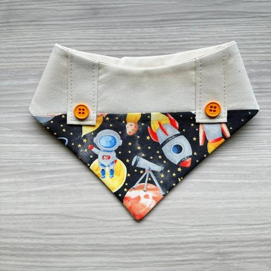 Astronaut Space Dog Bandana