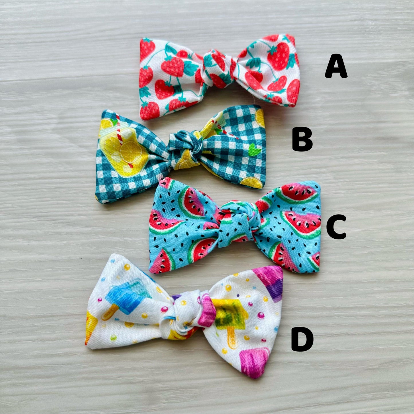 Summer Dog Hair Bows for Small & Big Dogs