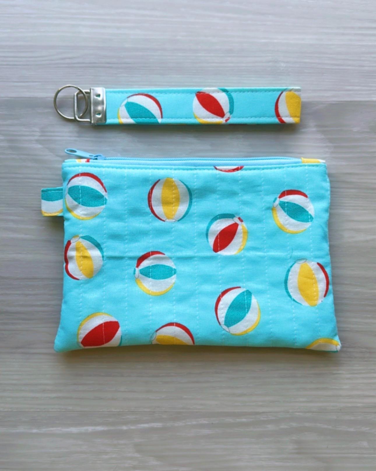 SET Zipper Pouch/Coin w/Matching Key Fob