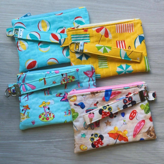 SET Zipper Pouch/Coin w/Matching Key Fob