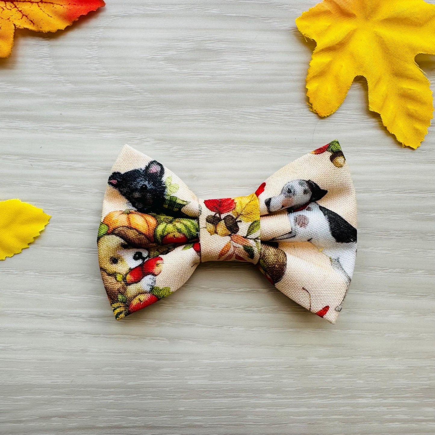 Autumn dog bowties, colorful bows, Dog bowties, Dog Collar Bow Tie, Dog Accessories, Dog Fashion