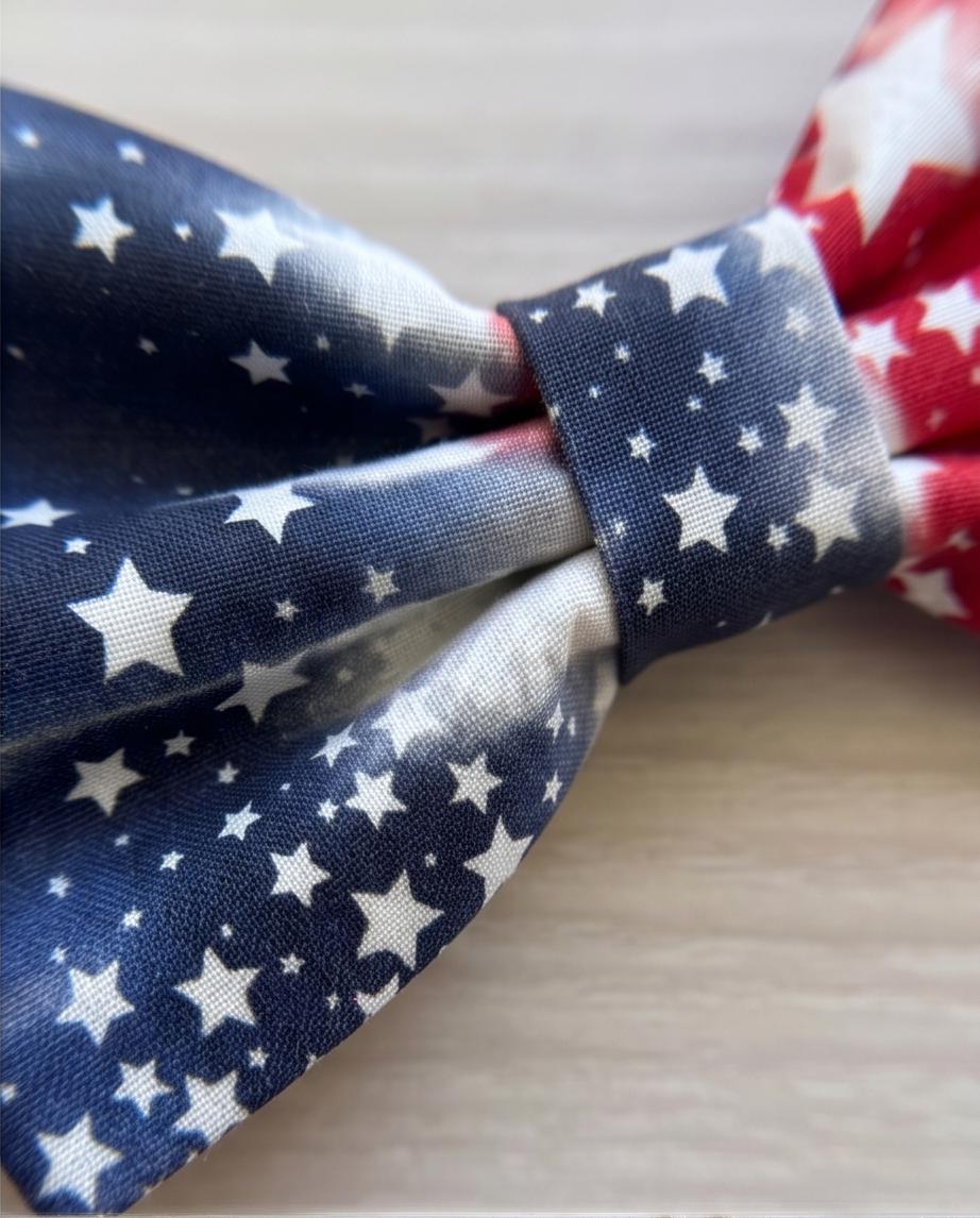 Patriotic Dog Collar Bandana, 4th of July Pet Bandana, USA Scarf, Independence Day Dog Gift, American pet Bandana, Tuxedo for dogs and cats