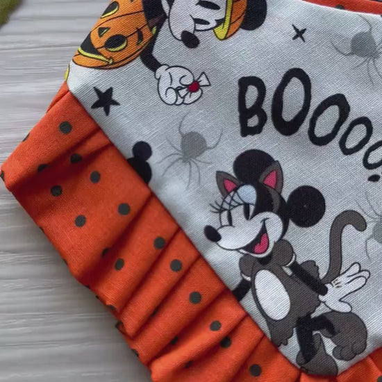 BOOO Dog collar tuxedo bandana
