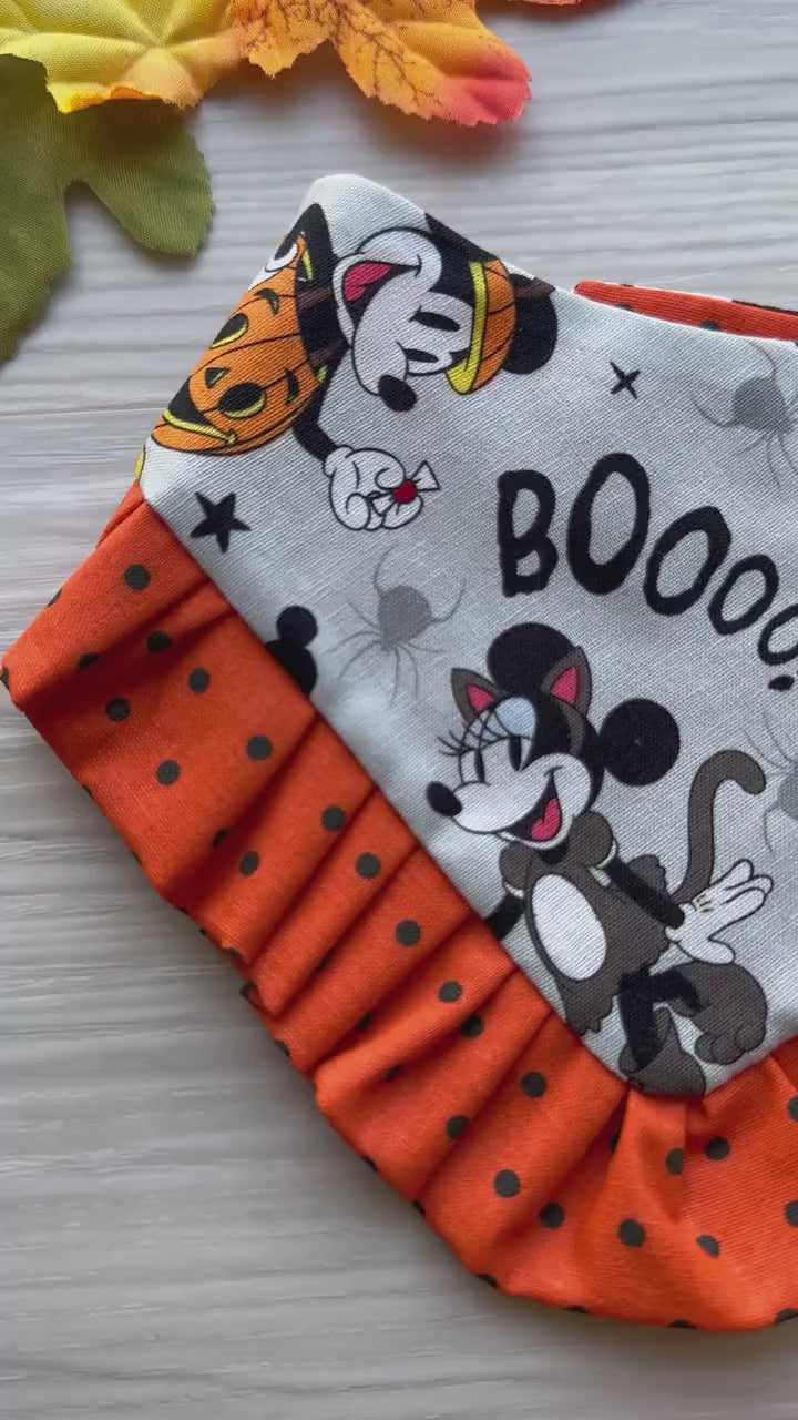 BOOO Dog collar tuxedo bandana
