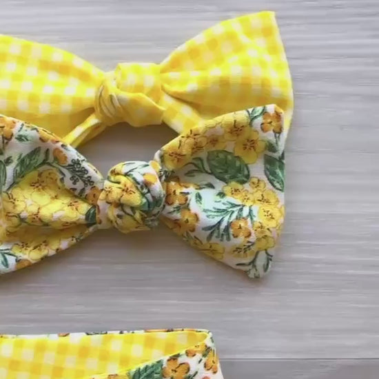 Floral Spring Dog Bandana with Ruffles, Snap Closure