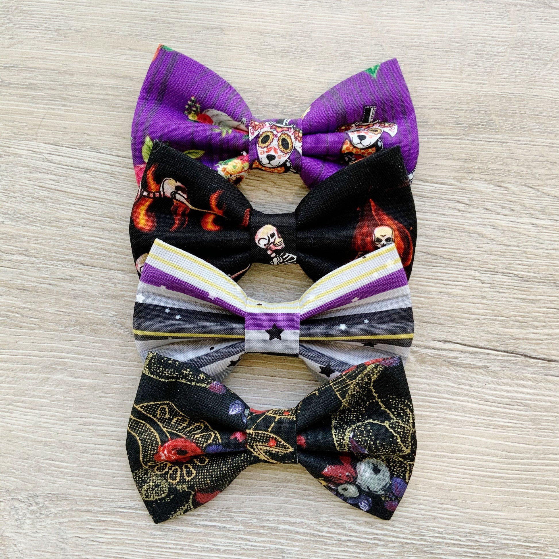 Dia de los muerto dog bowties, day of dead bows, Dog bowties, Dog Collar Bow Tie, Dog Accessories, Dog Fashion