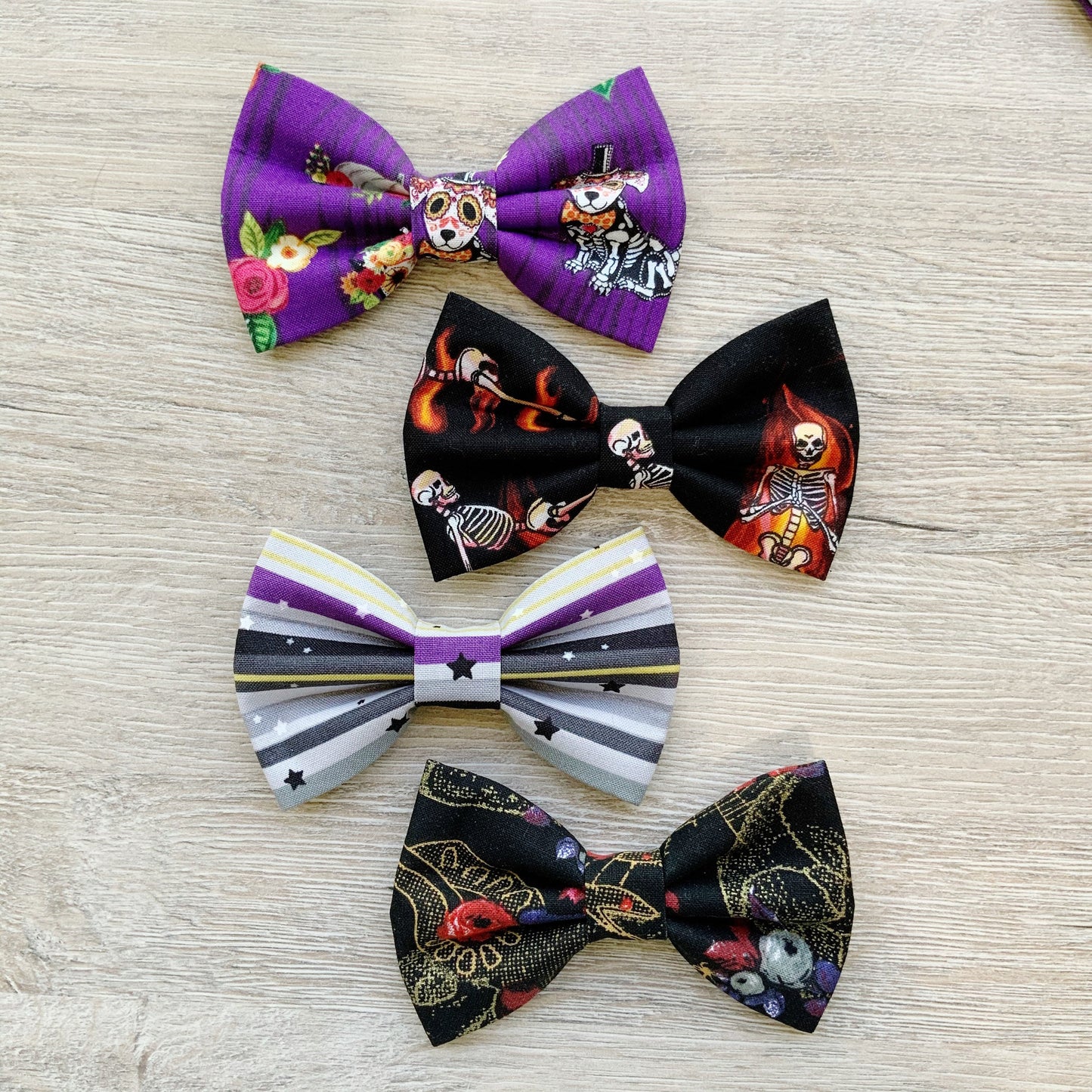 Dia de los muerto dog bowties, day of dead bows, Dog bowties, Dog Collar Bow Tie, Dog Accessories, Dog Fashion