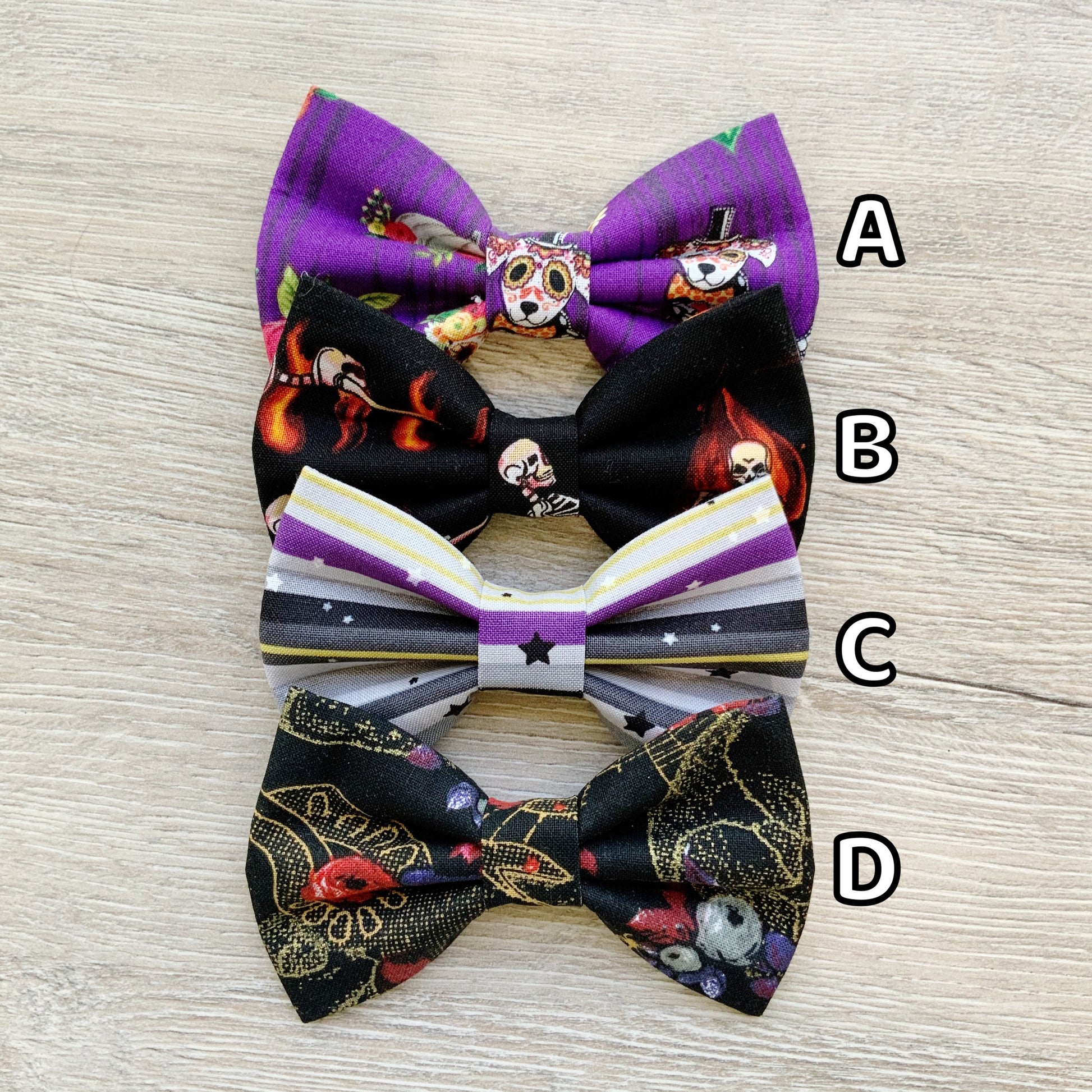 Dia de los muerto dog bowties, day of dead bows, Dog bowties, Dog Collar Bow Tie, Dog Accessories, Dog Fashion